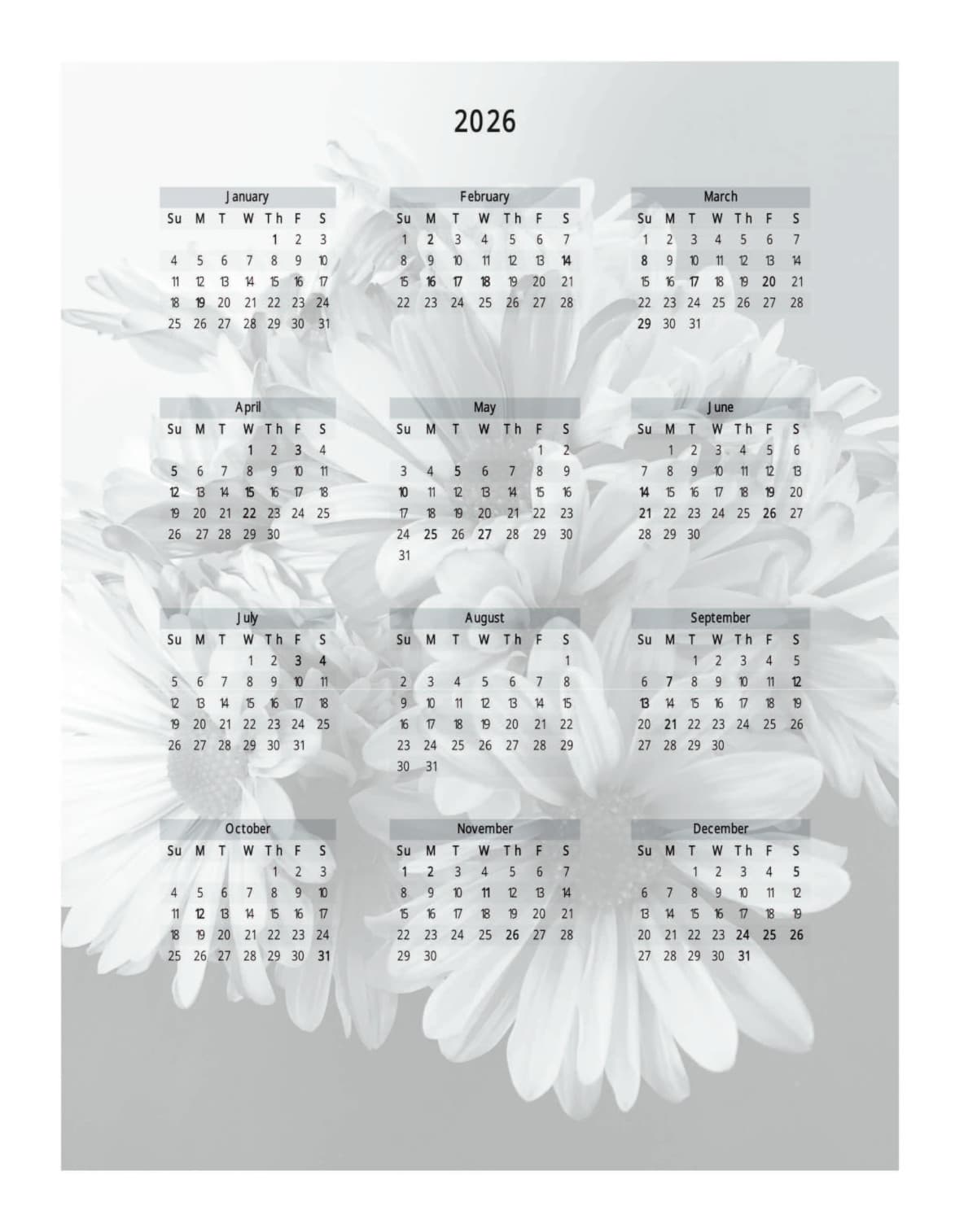 Floral Journal — inside page 2