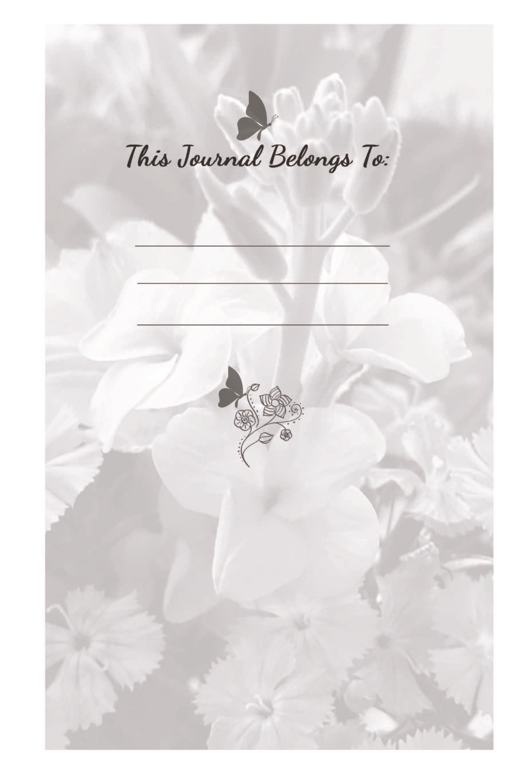 Floral Journal 2 — inside page 1