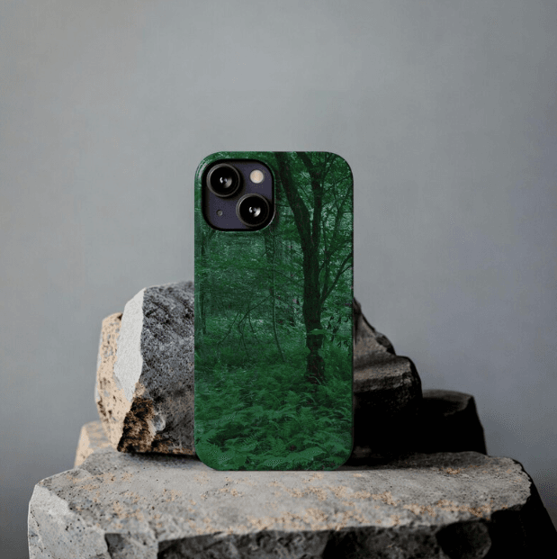 Forest Scene Slim Phone Case